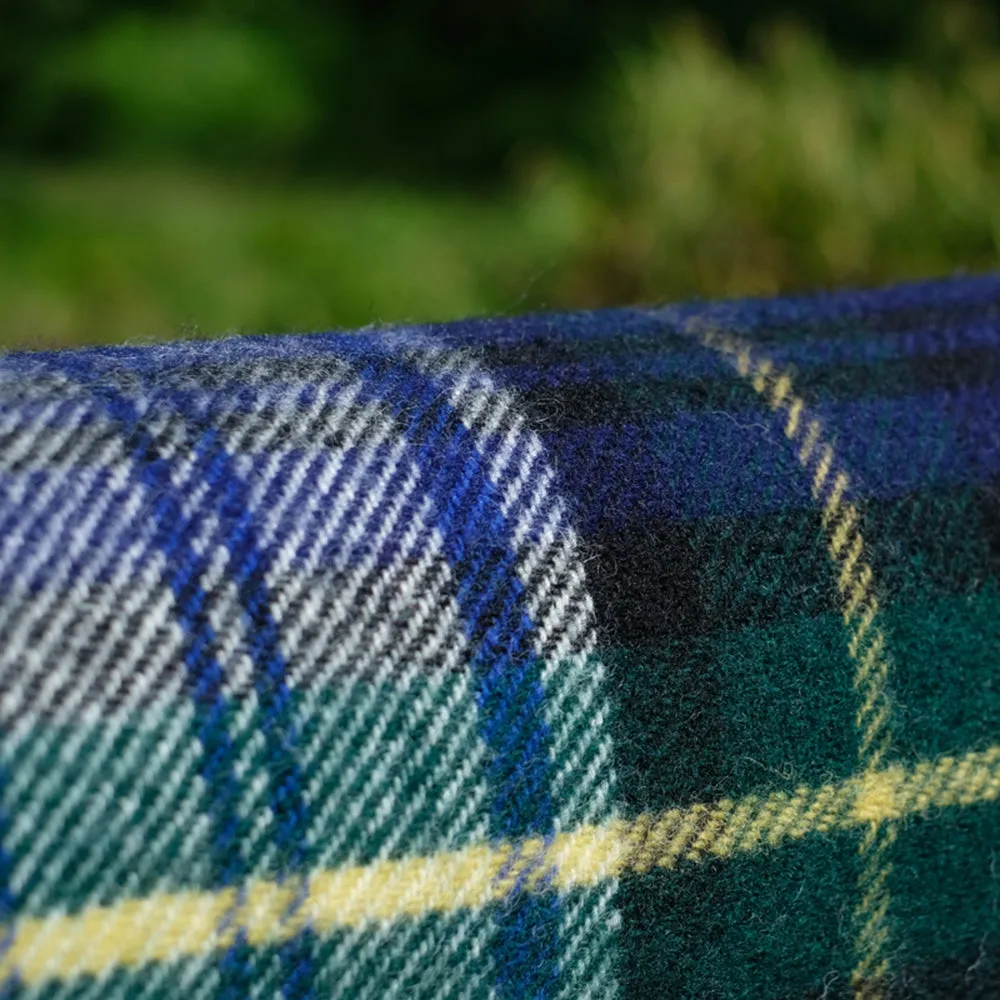 Pure Wool Blanket in Dress Gordon Tartan