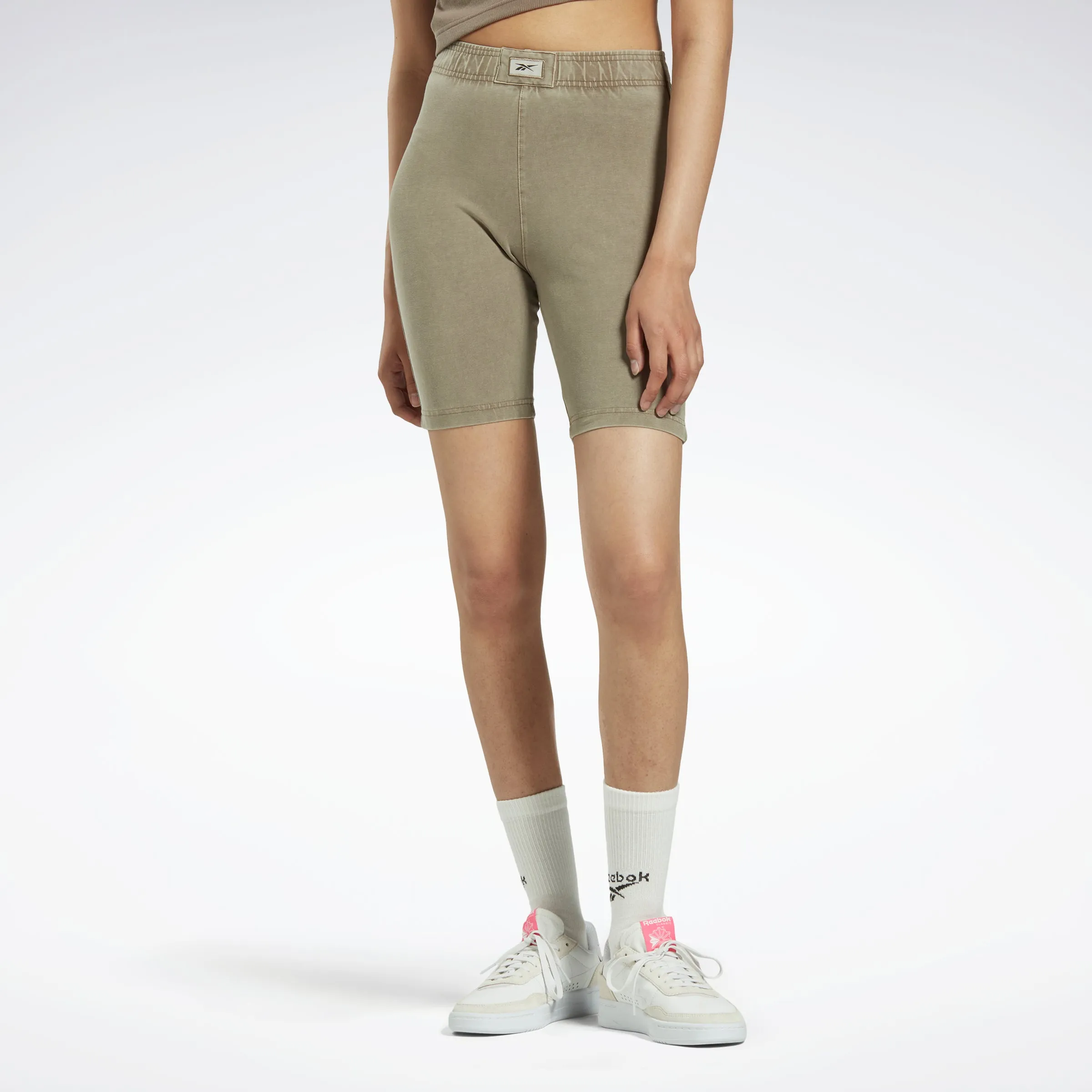 Reebok Apparel Women Classics Natural Dye Legging Shorts Trekgr