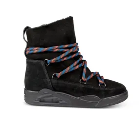 Serafini Black Suede Moon Boots