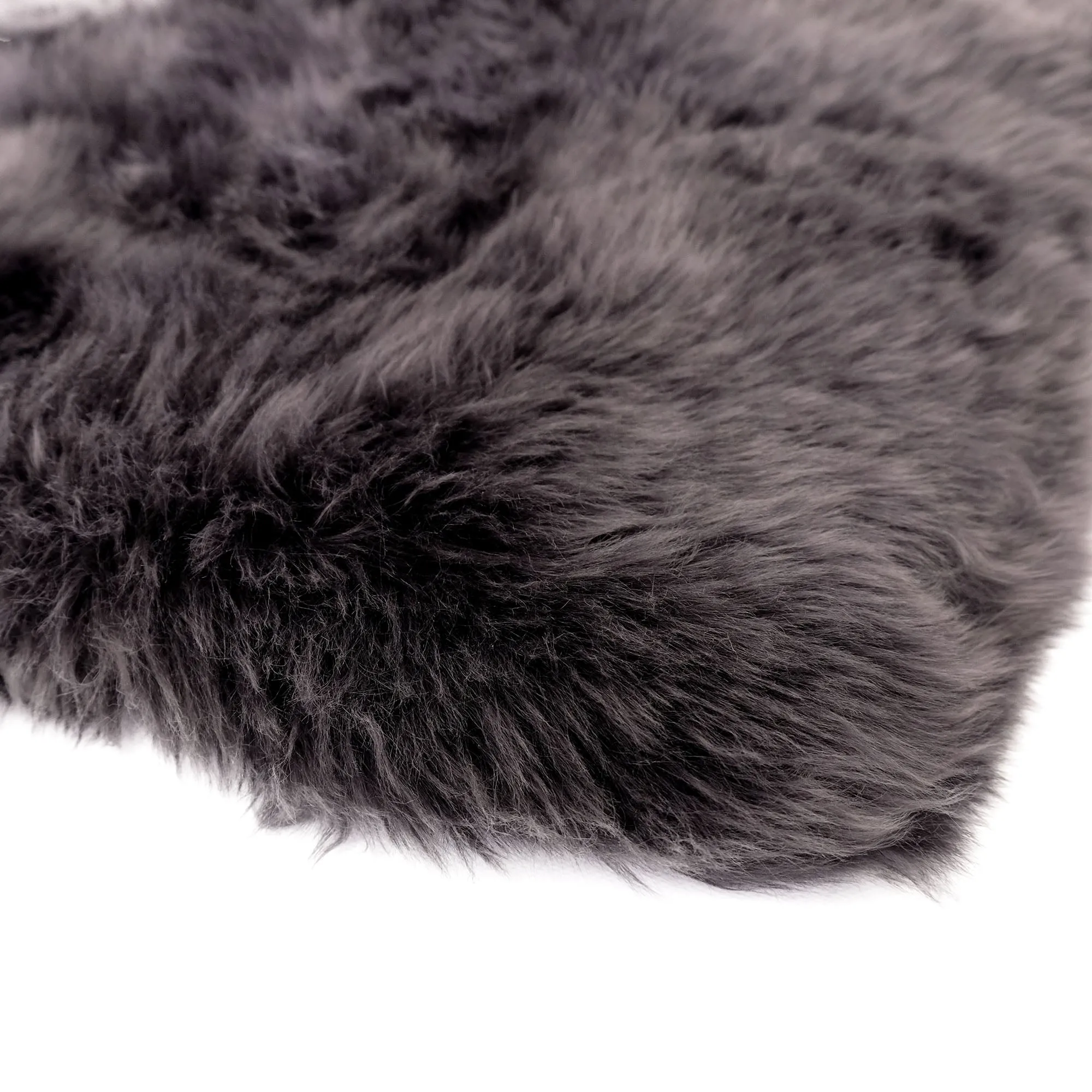 Sheepskin Chair Mats - Dark Grey Square (50 x 50cm) - Australian Merino Sheepskin Seat Mats