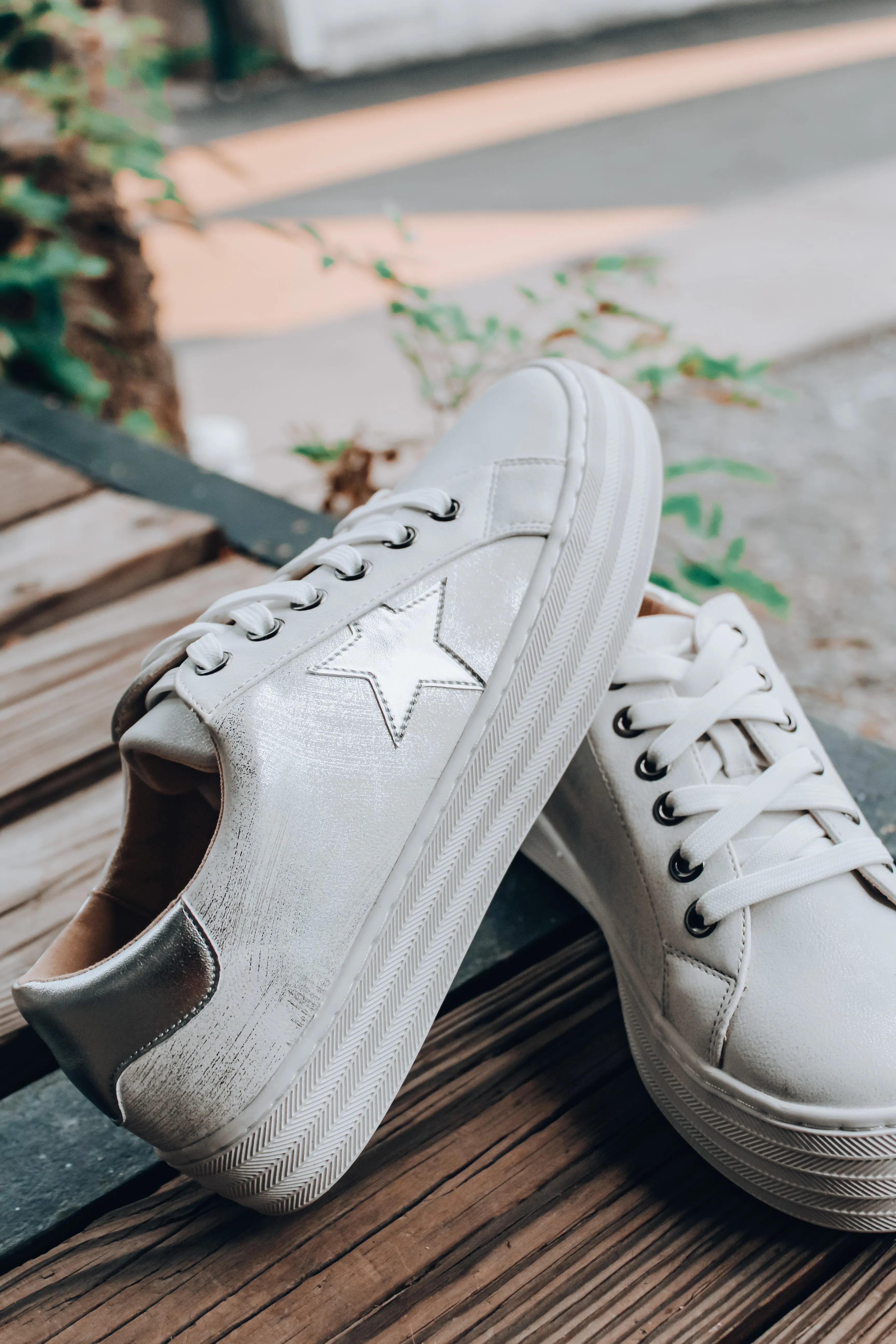 The Star Gaze Sneaker in White