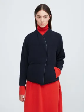 Top-to-Top Cashmere Down Jacket - Dark Navy