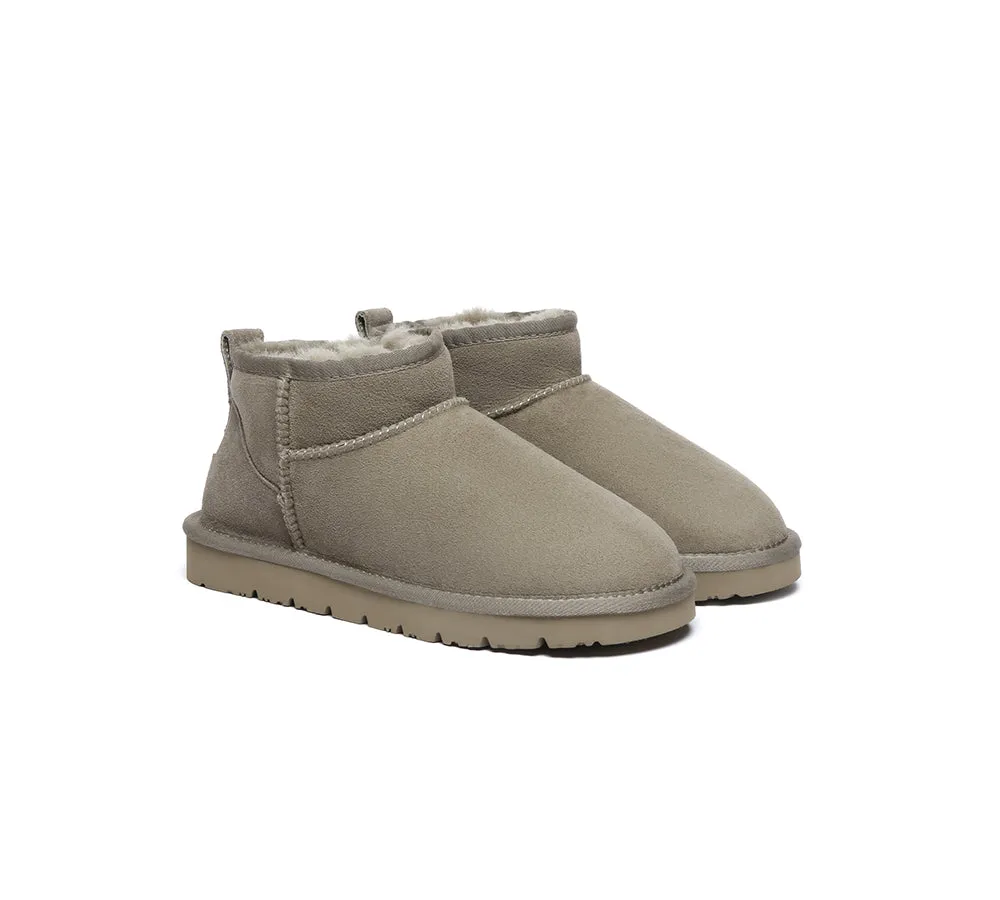 UGG Boots Sheepskin Wool Classic Ankle Ultra Mini Boots Jade