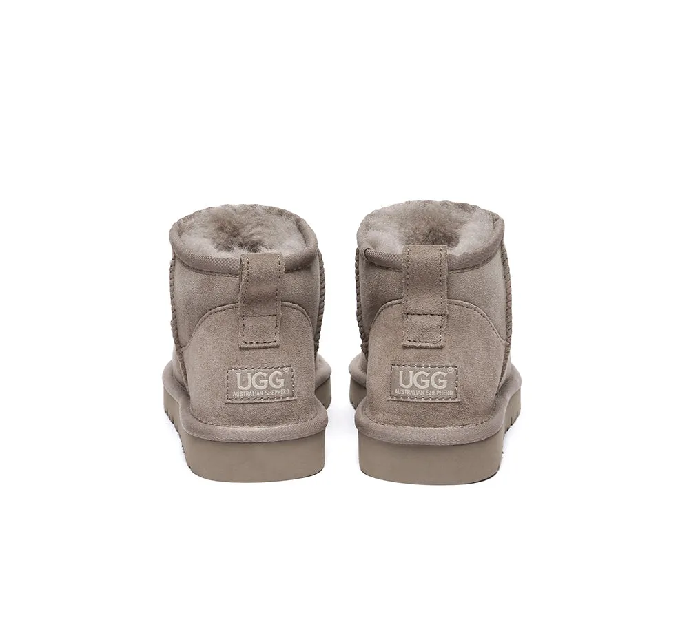 UGG Boots Sheepskin Wool Classic Ankle Ultra Mini Boots Jade