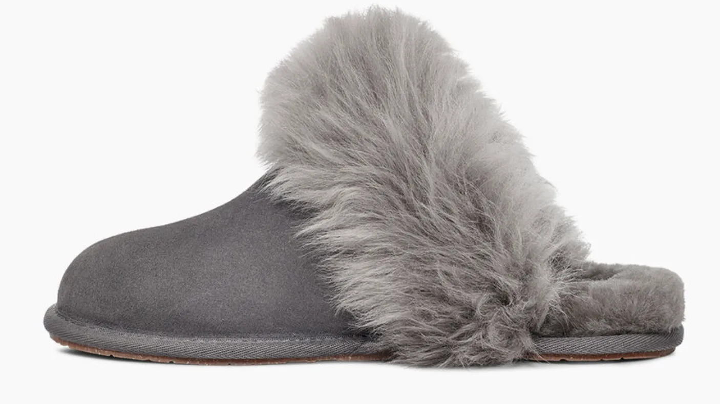 UGG Scuff Sis slippers in Charcoal