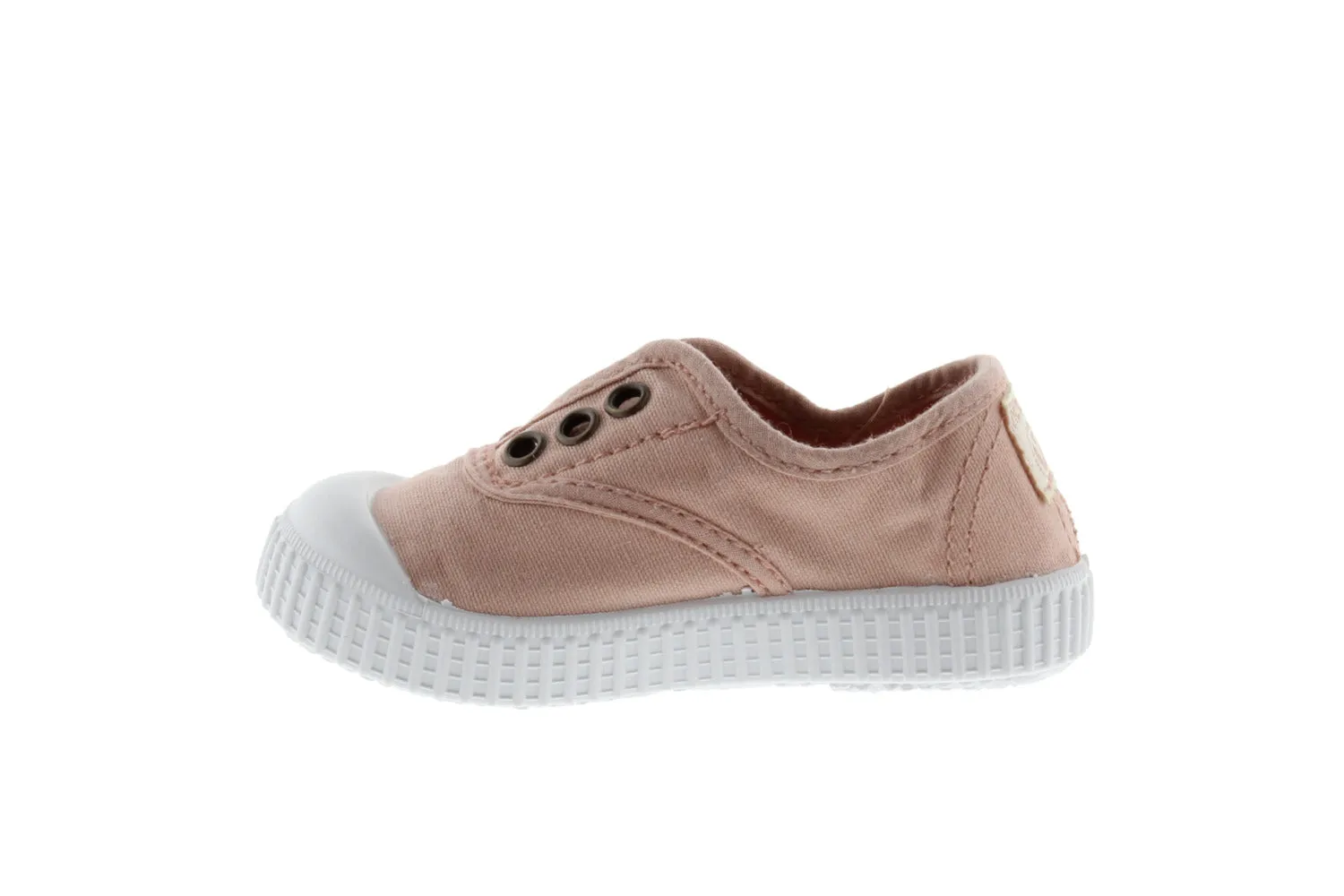 Victoria | Kids Canvas Slip-On Sneaker in Ballet | Final Sale