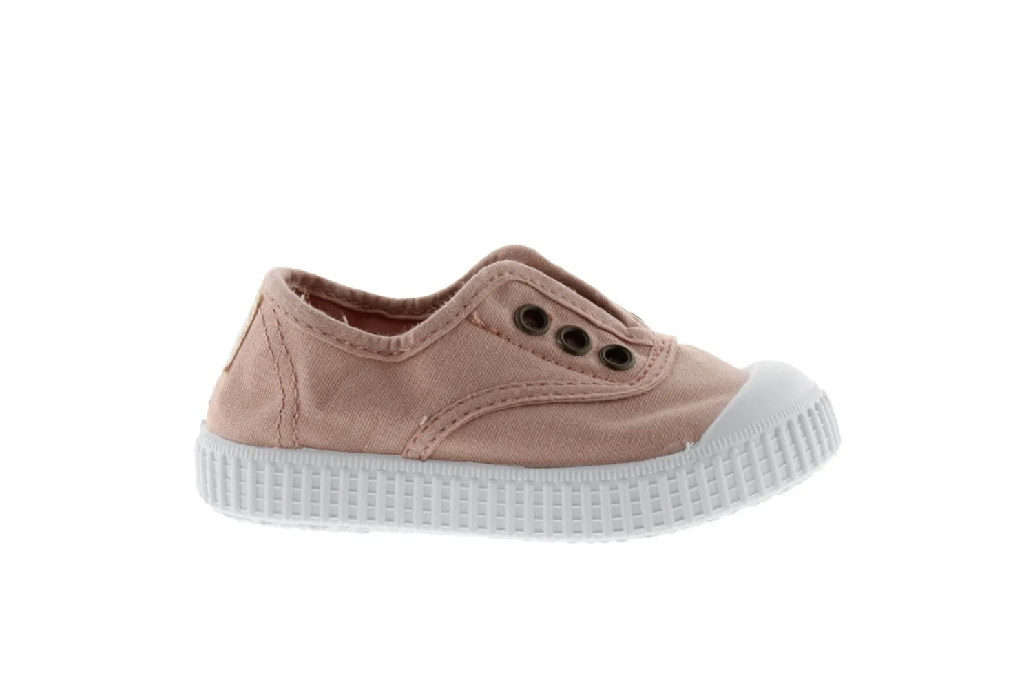 Victoria | Kids Canvas Slip-On Sneaker in Ballet | Final Sale