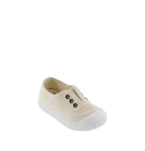 Victoria - Kids Canvas Slip-On Sneaker in Cotton