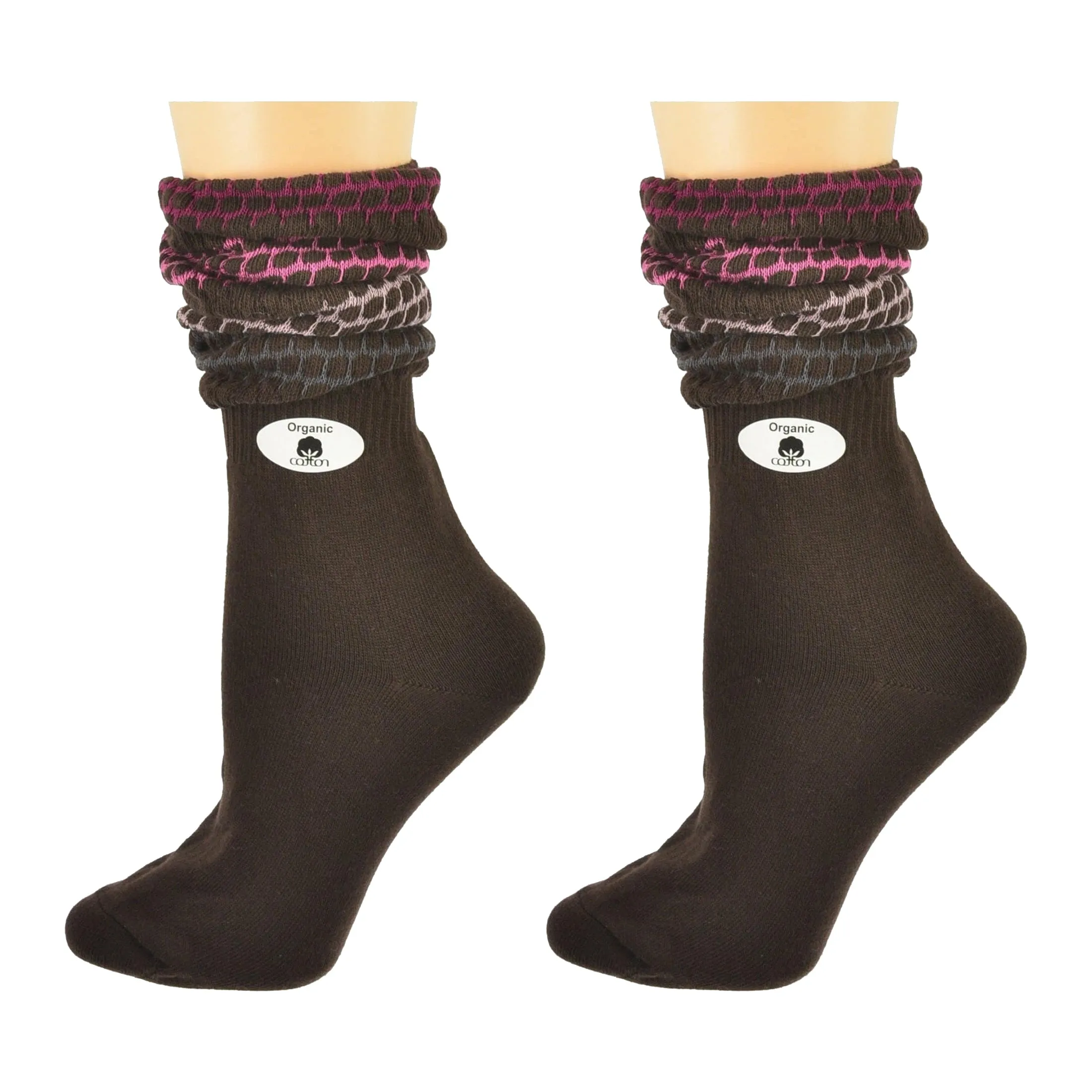 Women's Slouch or Knee High Organic Cotton Socks