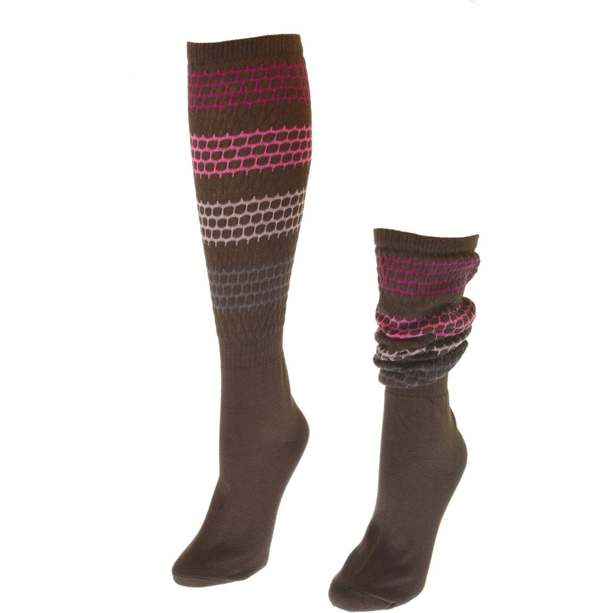 Women's Slouch or Knee High Organic Cotton Socks