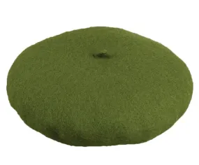 Wool Beret ~ Olive Green