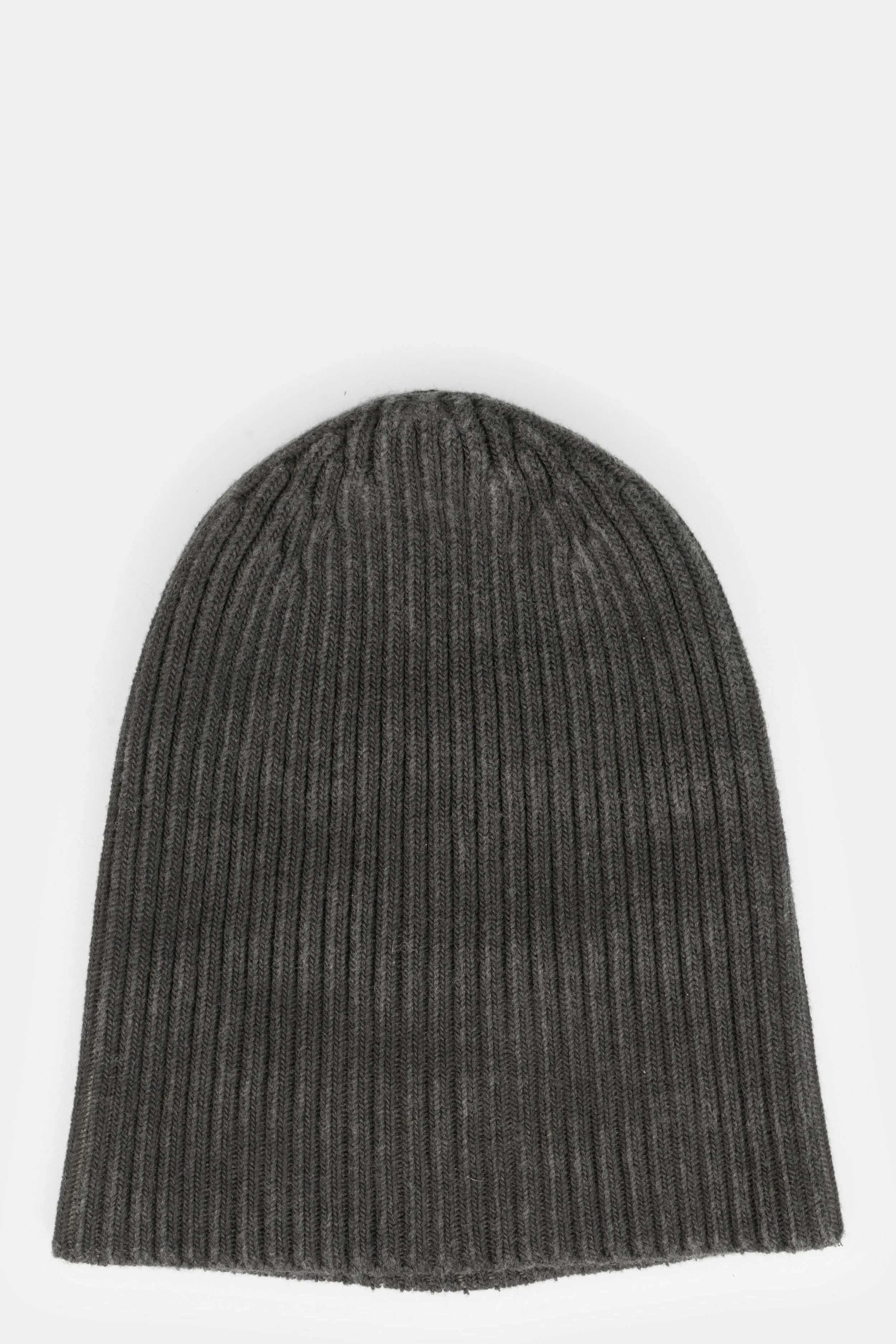 Wool blend beanie, Plomb